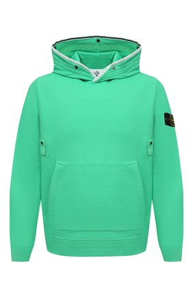 Мужской хлопковое худи STONE ISLAND зеленого цвета по цене 29950 руб., арт. 751560620 | Фото 1 Мужской хлопковое худи STONE ISLAND зеленого цвета, арт. 751560620 | Фото 1
