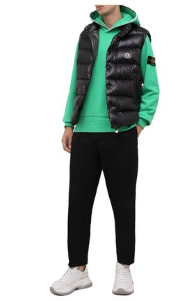 Мужской хлопковое худи STONE ISLAND зеленого цвета по цене 29950 руб., арт. 751560620 | Фото 2 Мужской хлопковое худи STONE ISLAND зеленого цвета, арт. 751560620 | Фото 2
