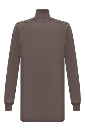 Мужская хлопковый лонгслив RICK OWENS коричневого цвета по цене 36550 руб., арт. RU02A5286/BA | Фото 1 Мужская хлопковый лонгслив RICK OWENS коричневого цвета, арт. RU02A5286/BA | Фото 1