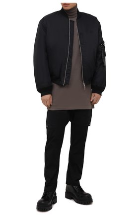 Мужская хлопковый лонгслив RICK OWENS коричневого цвета по цене 36550 руб., арт. RU02A5286/BA | Фото 2 Мужская хлопковый лонгслив RICK OWENS коричневого цвета, арт. RU02A5286/BA | Фото 2