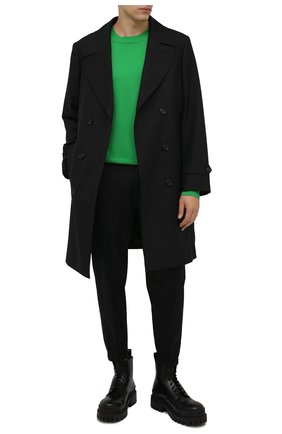 Мужские хлопковые брюки EMPORIO ARMANI черного цвета по цене 18350 руб., арт. 6K1PG5/1NPQZ | Фото 2 Мужские хлопковые брюки EMPORIO ARMANI черного цвета, арт. 6K1PG5/1NPQZ | Фото 2 (Материал внешний: Хлопок; Длина (брюки, джинсы): Стандартные; Случай: Повседневный; Стили: Кэжуэл)