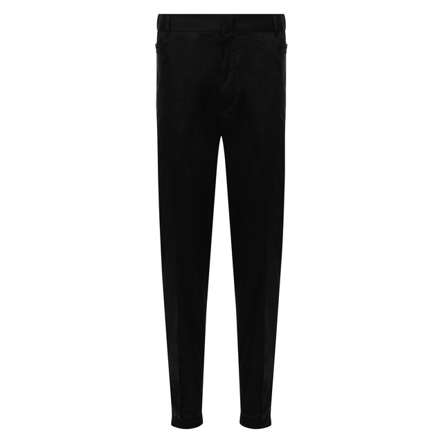 Хлопковые брюки Emporio Armani Чёрный 6K1PG5/1NPQZ 5588604
