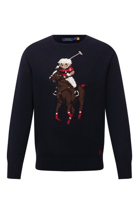 Мужской свитер из хлопка и льна POLO RALPH LAUREN синего цвета по цене 39950 руб., арт. 710834685 | Фото 1 Мужской свитер из хлопка и льна POLO RALPH LAUREN синего цвета, арт. 710834685 | Фото 1 (Материал внешний: Лен, Хлопок; Длина (для топов): Стандартные; Рукава: Длинные; Мужское Кросс-КТ: Свитер-одежда; Принт: С принтом; Стили: Кэжуэл)