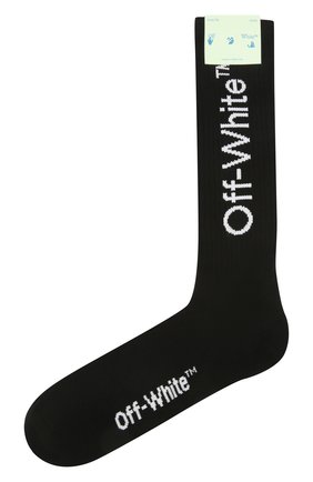 Мужские хлопковые носки OFF-WHITE черного цвета по цене 5875 руб., арт. 0MRA001F21KNI003 | Фото 1 Мужские хлопковые носки OFF-WHITE черного цвета, арт. 0MRA001F21KNI003 | Фото 1 (Материал внешний: Хлопок; Кросс-КТ: бельё)