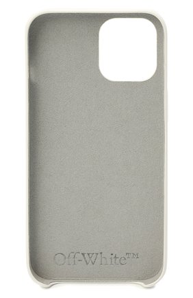 Чехол для iphone 12 pro max OFF-WHITE белого цвета по цене 6810 руб., арт. 0MPA027F21PLA005 | Фото 2 Чехол для iphone 12 pro max OFF-WHITE белого цвета, арт. 0MPA027F21PLA005 | Фото 2
