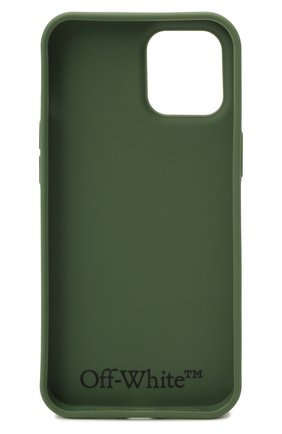 Чехол для iphone 12 pro max OFF-WHITE хаки цвета по цене 6810 руб., арт. 0MPA027F21PLA002 | Фото 2 Чехол для iphone 12 pro max OFF-WHITE хаки цвета, арт. 0MPA027F21PLA002 | Фото 2