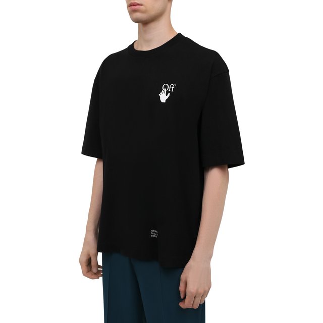 фото Хлопковая футболка off-white