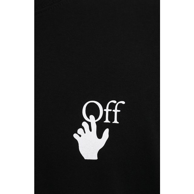 фото Хлопковая футболка off-white