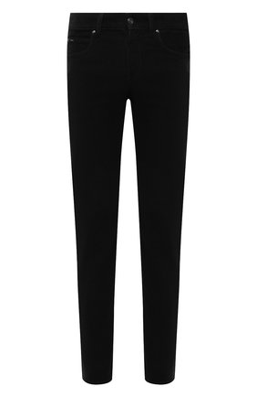Мужские хлопковые брюки Z ZEGNA черного цвета, арт. VY719/ZZ530 | Фото 1 (Материал внешний: Хлопок; Случай: Повседневный; Стили: Кэжуэл; Длина (брюки, джинсы): Стандартные)
