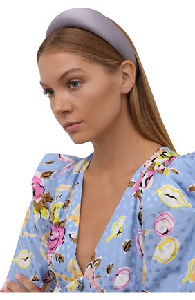 Женский ободок для волос FLOWER ME светло-сиреневого цвета по цене 11000 руб., арт. HAIRBAND-ST017010L | Фото 2 Женский ободок для волос FLOWER ME светло-сиреневого цвета, арт. HAIRBAND-ST017010L | Фото 2