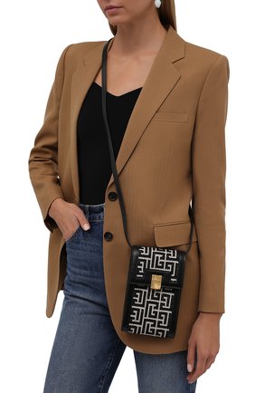 Чехол для iphone BALMAIN черно-белого цвета по цене 62650 руб., арт. WN1LD128/TJLX | Фото 2 Чехол для iphone BALMAIN черно-белого цвета, арт. WN1LD128/TJLX | Фото 2