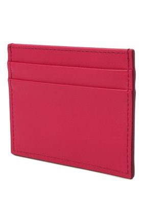 Женский кожаный футляр для кредитных карт DOLCE & GABBANA фуксия цвета, арт. BI0330/A0049 | Фото 2 (Материал: Натуральная кожа)