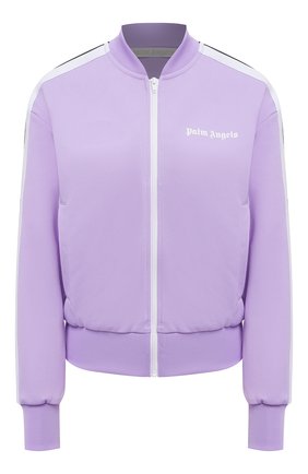 Женский толстовка PALM ANGELS сиреневого цвета по цене 37750 руб., арт. PWBD025F21FAB0013601 | Фото 1 Женский толстовка PALM ANGELS сиреневого цвета, арт. PWBD025F21FAB0013601 | Фото 1 (Рукава: Длинные; Материал внешний: Синтетический материал; Длина (для топов): Стандартные; Стили: Спорт-шик; Женское Кросс-КТ: Толстовка-одежда, Толстовка-спорт)