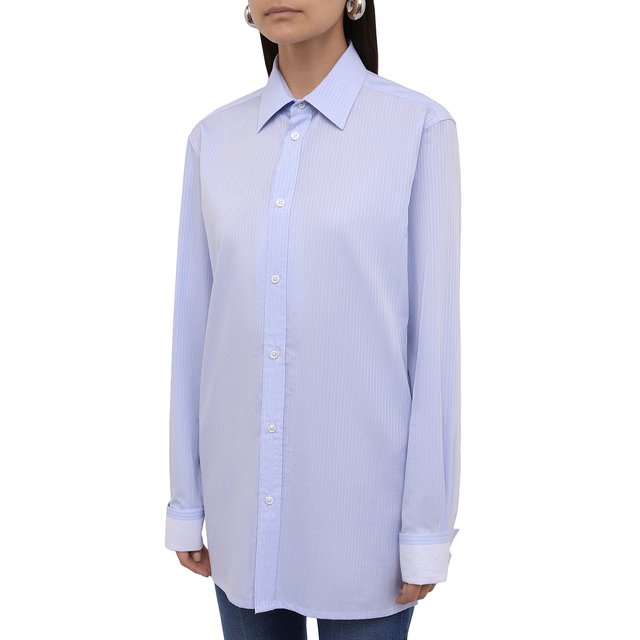 фото Хлопковая рубашка maison margiela