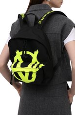 Женский рюкзак VETEMENTS черного цвета, арт. UA52BA620Y 1302/W | Фото 2 (Размер: medium; Материал: Текстиль)