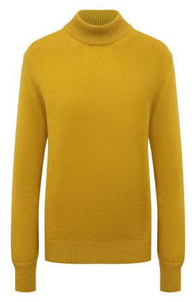 Женский кашемировый свитер TOM FORD желтого цвета по цене 120000 руб., арт. MAK1093-YAX339 | Фото 1 Женский кашемировый свитер TOM FORD желтого цвета, арт. MAK1093-YAX339 | Фото 1
