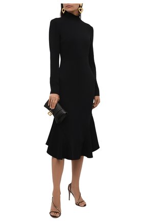 Женское платье из вискозы TOM FORD черного цвета по цене 169500 руб., арт. AB3016-FAX804 | Фото 2 Женское платье из вискозы TOM FORD черного цвета, арт. AB3016-FAX804 | Фото 2