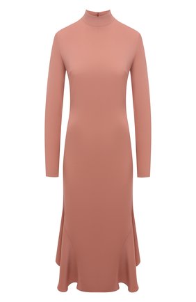 Женское платье из вискозы TOM FORD кораллового цвета по цене 169500 руб., арт. AB3016-FAX804 | Фото 1 Женское платье из вискозы TOM FORD кораллового цвета, арт. AB3016-FAX804 | Фото 1