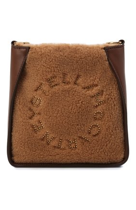 Женская сумка stella logo small STELLA MCCARTNEY светло-коричневого цвета по цене 51600 руб., арт. 700265/W8837 | Фото 1 Женская сумка stella logo small STELLA MCCARTNEY светло-коричневого цвета, арт. 700265/W8837 | Фото 1 (Ремень/цепочка: На ремешке; Материал: Текстиль; Размер: small; Сумки-технические: Сумки через плечо)