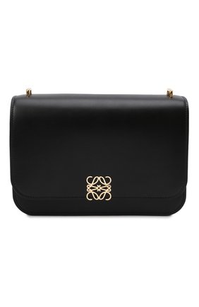Женская сумка goya LOEWE черного цвета по цене 244000 руб., арт. A896N01X03 | Фото 1 Женская сумка goya LOEWE черного цвета, арт. A896N01X03 | Фото 1 (Материал: Натуральная кожа; Сумки-технические: Сумки через плечо; Размер: medium, small; Ремень/цепочка: На ремешке)