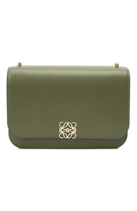 Женская сумка goya LOEWE зеленого цвета по цене 244000 руб., арт. A896N01X03 | Фото 1 Женская сумка goya LOEWE зеленого цвета, арт. A896N01X03 | Фото 1 (Материал: Натуральная кожа; Сумки-технические: Сумки через плечо; Размер: medium, small; Ремень/цепочка: На ремешке)