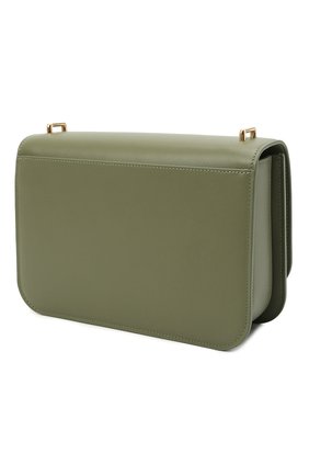Женская сумка goya LOEWE зеленого цвета по цене 342500 руб., арт. A896N01X03 | Фото 4 Женская сумка goya LOEWE зеленого цвета, арт. A896N01X03 | Фото 4 (Сумки-технические: Сумки через плечо; Материал: Натуральная кожа; Ремень/цепочка: На ремешке; Размер: small)