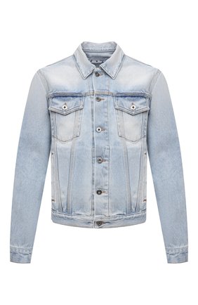 Мужская джинсовая куртка OFF-WHITE голубого цвета по цене 63900 руб., арт. 0MYE054F21DEN001 | Фото 1 Мужская джинсовая куртка OFF-WHITE голубого цвета, арт. 0MYE054F21DEN001 | Фото 1