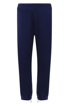 Мужские хлопковые джоггеры OFF-WHITE синего цвета по цене 53550 руб., арт. 0MCH042F21FLE002 | Фото 1 Мужские хлопковые джоггеры OFF-WHITE синего цвета, арт. 0MCH042F21FLE002 | Фото 1 (Материал внешний: Хлопок; Длина (брюки, джинсы): Стандартные; Силуэт М (брюки): Джоггеры; Стили: Спорт-шик)