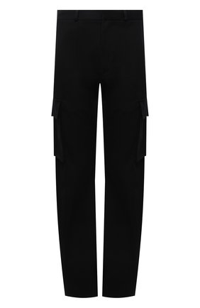Мужские хлопковые брюки-карго OFF-WHITE черного цвета по цене 62600 руб., арт. 0MCF029F21FAB001 | Фото 1 Мужские хлопковые брюки-карго OFF-WHITE черного цвета, арт. 0MCF029F21FAB001 | Фото 1 (Материал внешний: Хлопок; Случай: Повседневный; Силуэт М (брюки): Карго; Длина (брюки, джинсы): Стандартные)