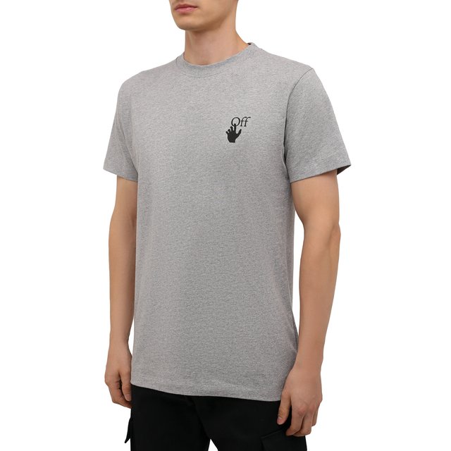 фото Хлопковая футболка off-white