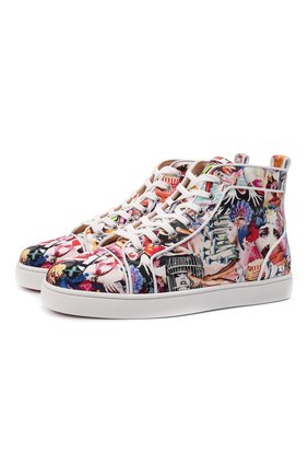 Мужские кеды louis orlato CHRISTIAN LOUBOUTIN разноцветного цвета по цене 59950 руб., арт. 3211091/L0UIS 0RLAT0 FLAT | Фото 1 Мужские кеды louis orlato CHRISTIAN LOUBOUTIN разноцветного цвета, арт. 3211091/L0UIS 0RLAT0 FLAT | Фото 1 (Материал внутренний: Натуральная кожа; Подошва: Плоская; Материал внешний: Текстиль, Экокожа)