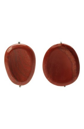 Женские клипсы JIL SANDER коричневого цвета по цене 33600 руб., арт. JSPT837205/WTS79016 | Фото 1 Женские клипсы JIL SANDER коричневого цвета, арт. JSPT837205/WTS79016 | Фото 1 (Женское Кросс-КТ: Клипсы-серьги; Материал: Металл)