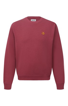 Мужской хлопковый свитшот KENZO бордового цвета по цене 19500 руб., арт. FB65SW0064ML | Фото 1 Мужской хлопковый свитшот KENZO бордового цвета, арт. FB65SW0064ML | Фото 1 (Материал внешний: Хлопок; Рукава: Длинные; Длина (для топов): Стандартные; Мужское Кросс-КТ: свитшот-одежда; Принт: Без принта; Стили: Спорт-шик)