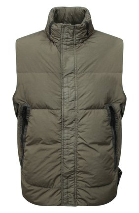 Мужской пуховый жилет STONE ISLAND хаки цвета по цене 49950 руб., арт. 7515G0123 | Фото 1 Мужской пуховый жилет STONE ISLAND хаки цвета, арт. 7515G0123 | Фото 1 (Материал подклада: Синтетический материал; Материал утеплителя: Пух и перо; Материал внешний: Синтетический материал; Кросс-КТ: Куртка, Пуховик; Стили: Милитари; Длина (верхняя одежда): Короткие)