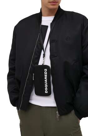 Текстильный чехол для iphone DSQUARED2 черного цвета по цене 12800 руб., арт. P0M0025 11702174 | Фото 2 Текстильный чехол для iphone DSQUARED2 черного цвета, арт. P0M0025 11702174 | Фото 2