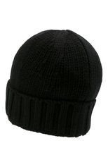 Мужская шерстяная шапка STONE ISLAND черного цвета, арт. 7515N17D6 | Фото 2 (Материал: Текстиль, Шерсть; Кросс-КТ: Трикотаж)