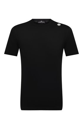 Мужская хлопковая футболка STONE ISLAND SHADOW PROJECT черного цвета, арт. 751920105 | Фото 1 (Материал внешний: Хлопок; Рукава: Короткие; Длина (для топов): Стандартные; Принт: Без принта, С принтом; Стили: Гранж)