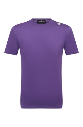 Мужская хлопковая футболка STONE ISLAND SHADOW PROJECT фиолетового цвета по цене 17050 руб., арт. 751920105 | Фото 1 Мужская хлопковая футболка STONE ISLAND SHADOW PROJECT фиолетового цвета, арт. 751920105 | Фото 1 (Материал внешний: Хлопок; Рукава: Короткие; Длина (для топов): Стандартные; Принт: Без принта; Стили: Гранж)