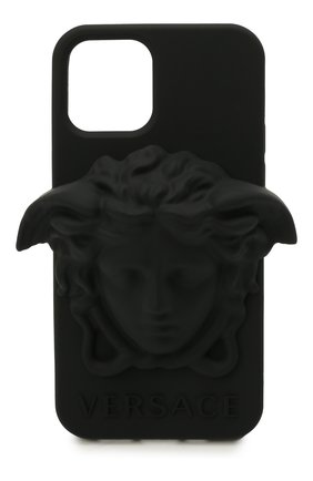 Чехол для iphone 12/12 pro VERSACE черного цвета по цене 10450 руб., арт. DPY8598M/DPCME | Фото 1 Чехол для iphone 12/12 pro VERSACE черного цвета, арт. DPY8598M/DPCME | Фото 1