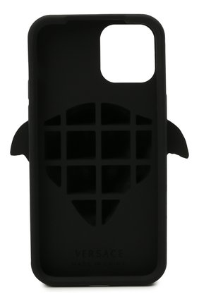 Чехол для iphone 12/12 pro VERSACE черного цвета, арт. DPY8598M/DPCME | Фото 2 (Материал: Пластик)