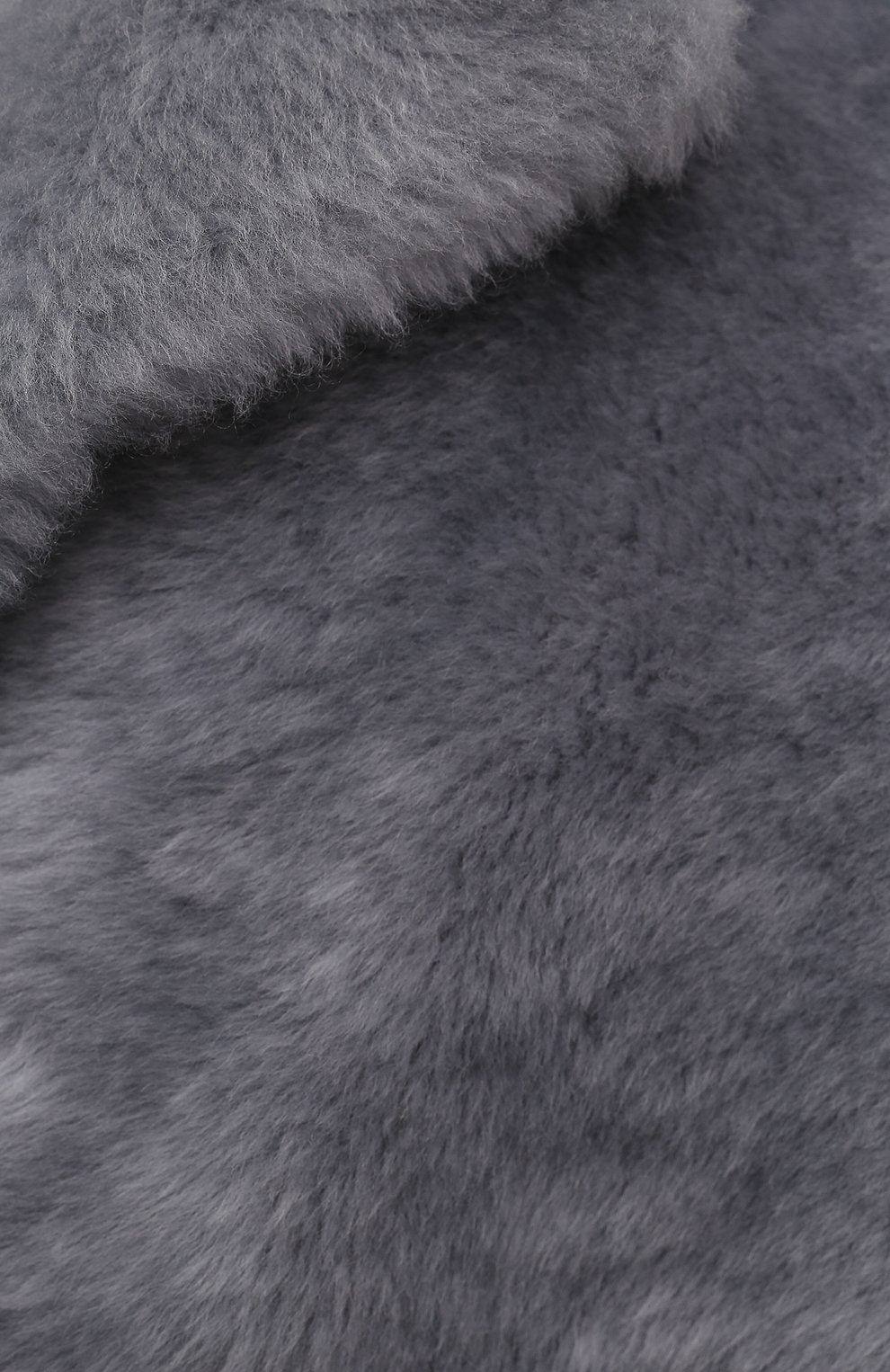 Женская шуба из овчины JIL SANDER серого цвета, арт. JSPT651070-WTL08010 | Фото 5 (Рукава: Длинные; Материал внешний: Натуральный мех; Длина (верхняя одежда): Длинные; Стили: Кэжуэл)