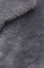 Женская шуба из овчины JIL SANDER серого цвета, арт. JSPT651070-WTL08010 | Фото 5 (Рукава: Длинные; Материал внешний: Натуральный мех; Длина (верхняя одежда): Длинные; Стили: Кэжуэл)
