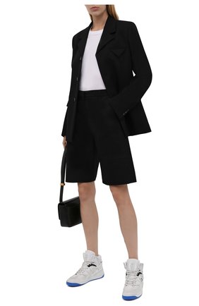 Женские кроссовки gucci basket GUCCI белого цвета по цене 76300 руб., арт. 661310/2SHA0 | Фото 2 Женские кроссовки gucci basket GUCCI белого цвета, арт. 661310/2SHA0 | Фото 2 (Подошва: Платформа; Материал внешний: Экокожа, Текстиль; Материал внутренний: Текстиль; Кросс-КТ: хайтопы)