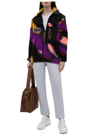 Женская куртка STELLA MCCARTNEY разноцветного цвета по цене 107500 руб., арт. 603595/SSB04 | Фото 2 Женская куртка STELLA MCCARTNEY разноцветного цвета, арт. 603595/SSB04 | Фото 2 (Материал подклада: Синтетический материал; Длина (верхняя одежда): До середины бедра; Рукава: Длинные; Материал внешний: Синтетический материал; Кросс-КТ: Куртка; Стили: Спорт-шик)