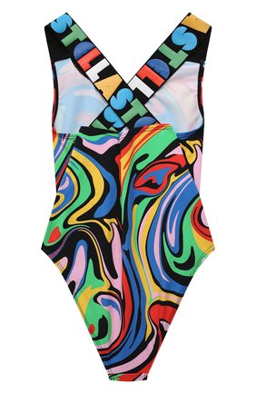 Детского слитный купальник STELLA MCCARTNEY разноцветного цвета по цене 5245 руб., арт. 603252/SRJ13 | Фото 2 Детского слитный купальник STELLA MCCARTNEY разноцветного цвета, арт. 603252/SRJ13 | Фото 2 (Материал внешний: Синтетический материал; Девочки Кросс-КТ: Купальники-пляж; Ростовка одежда: 9 лет | 134 см, 12 лет | 152 см, 13 - 15 лет | 158 см, 16 лет | 164 см, 18 мес | 86 см, 2 года | 92 см, 3 года | 98 см, 4 года | 104 см, 5 лет | 110 см, 7 лет | 122 см)