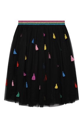 Детская юбка STELLA MCCARTNEY черного цвета по цене 5480 руб., арт. 603508/SRK28 | Фото 1 Детская юбка STELLA MCCARTNEY черного цвета, арт. 603508/SRK28 | Фото 1
