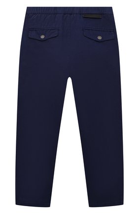 Детские хлопковые брюки STELLA MCCARTNEY темно-синего цвета по цене 6265 руб., арт. 603317/SRK82 | Фото 2 Детские хлопковые брюки STELLA MCCARTNEY темно-синего цвета, арт. 603317/SRK82 | Фото 2