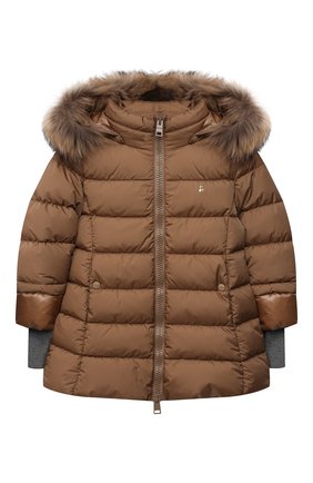 Детская пуховая куртка HERNO бежевого цвета по цене 62400 руб., арт. PI0124G/12004/10A-14A | Фото 1 Детская пуховая куртка HERNO бежевого цвета, арт. PI0124G/12004/10A-14A | Фото 1 (Материал утеплителя: Пух и перо; Материал подклада: Синтетический материал; Материал внешний: Синтетический материал; Рукава: Длинные; Девочки Кросс-КТ: Пуховик-верхняя одежда; Кросс-КТ: Сезон: зима; Ростовка одежда: 10 - 11 лет | 140 - 146см, 12 лет | 152 см, 13 - 15 лет | 158 см)