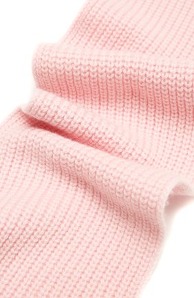 Детский кашемировый шарф YVES SALOMON ENFANT розового цвета, арт. 22WEA501XXCARD | Фото 2 (Материал: Шерсть, Кашемир, Текстиль)