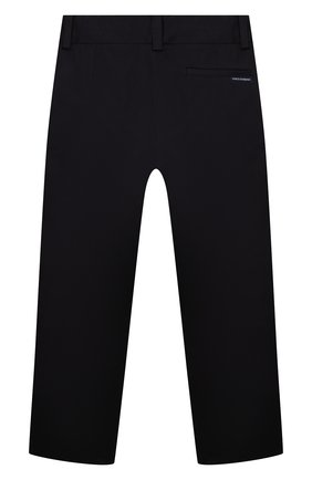 Детские хлопковые брюки DOLCE & GABBANA темно-синего цвета по цене 19950 руб., арт. L52P98/FUFJY/2-6 | Фото 2 Детские хлопковые брюки DOLCE & GABBANA темно-синего цвета, арт. L52P98/FUFJY/2-6 | Фото 2 (Материал внешний: Хлопок; Девочки Кросс-КТ: Брюки-одежда; Ростовка одежда: 2 года | 92 см, 3 года | 98 см, 4 года | 104 см, 5 лет | 110 см, 6 лет | 116 см)